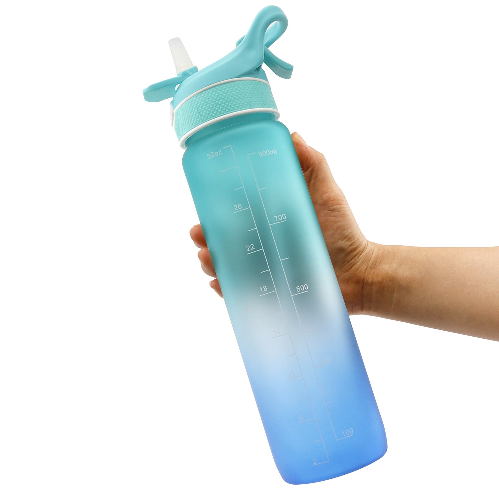 1000 ml Sprühflasche mit Strohhalm